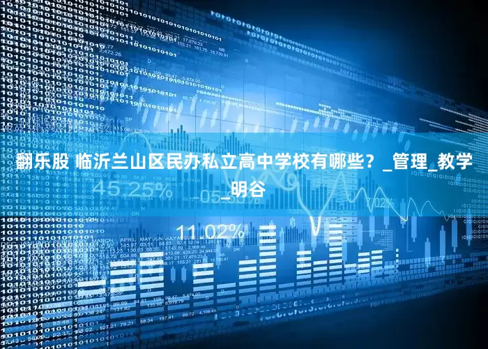 翻乐股 临沂兰山区民办私立高中学校有哪些？_管理_教学_明谷